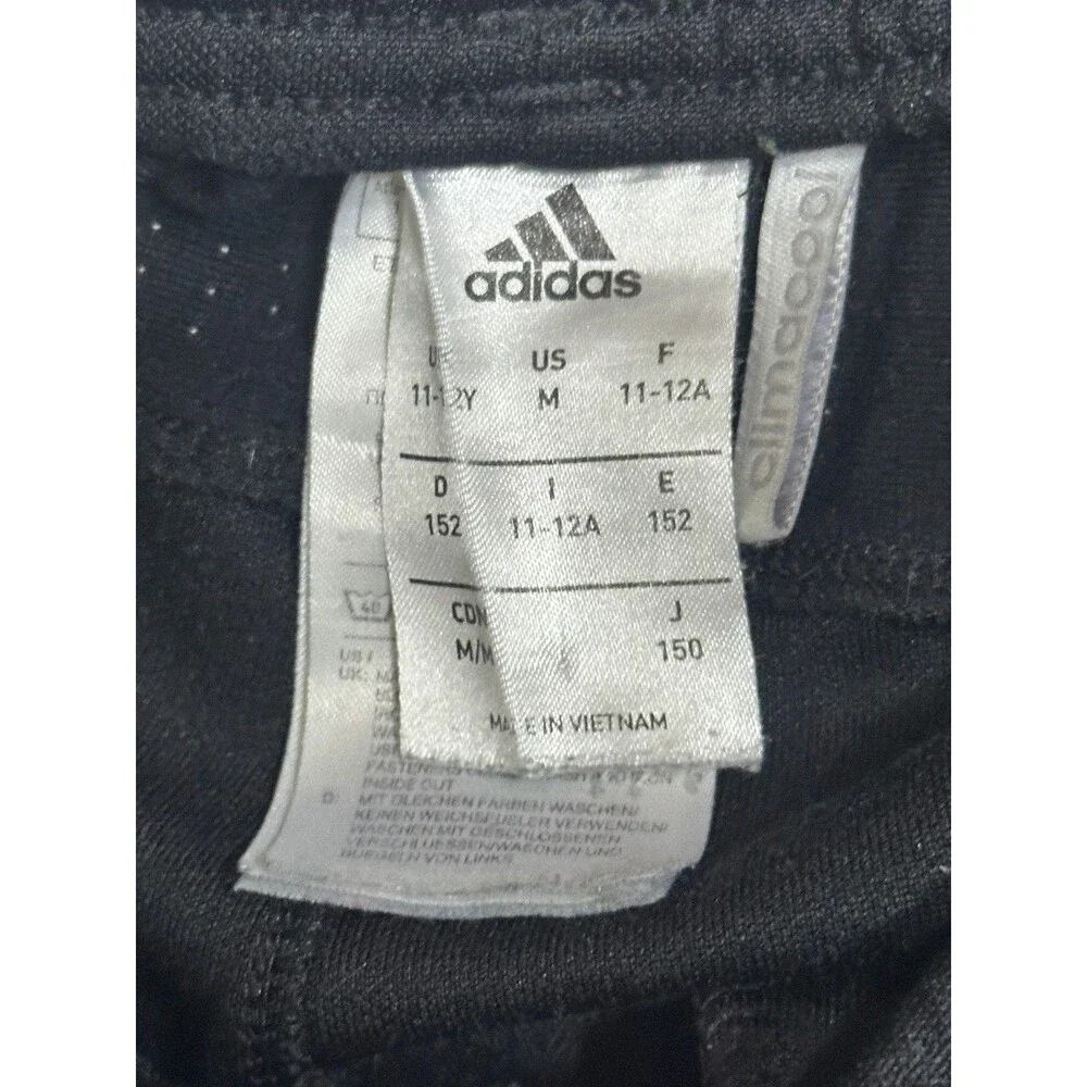 Adidas Climacool Boys Track Pants Black Size M (11-12Y)